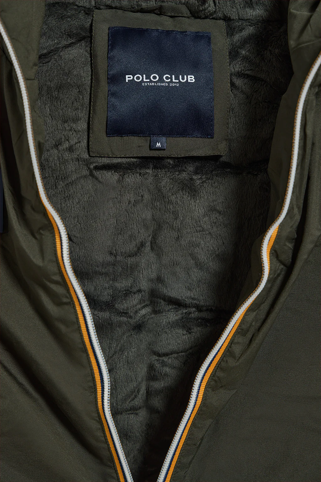 Green light vest with fixed hood and Polo Club details - Image 7