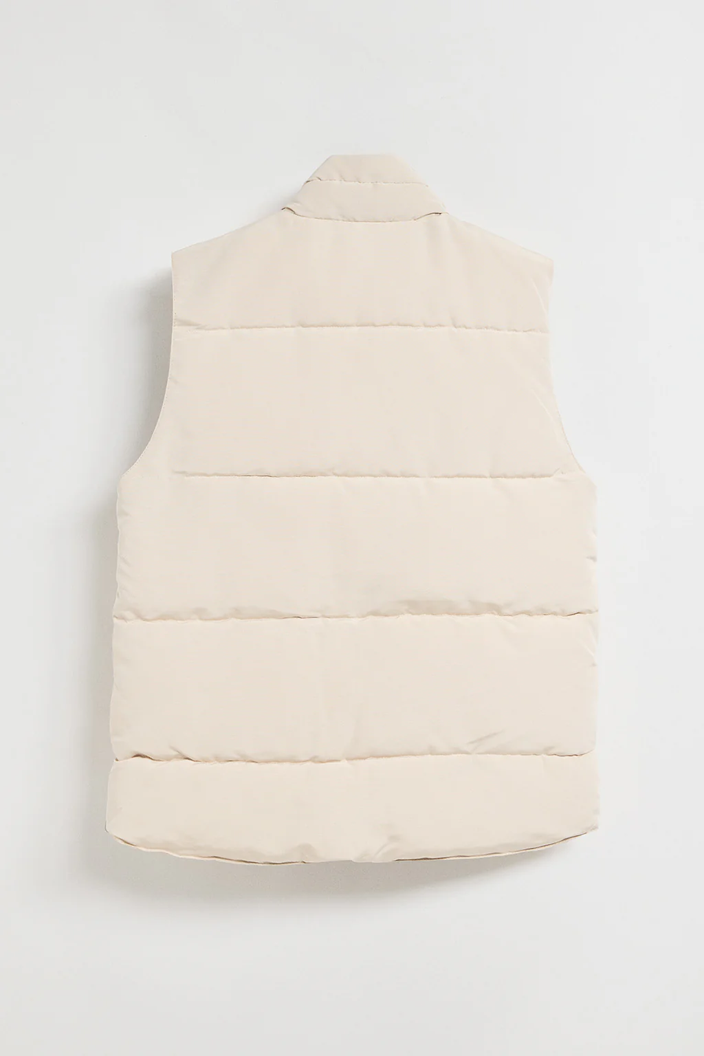 Beige puffer vest with Polo Club rubber patch - Image 6