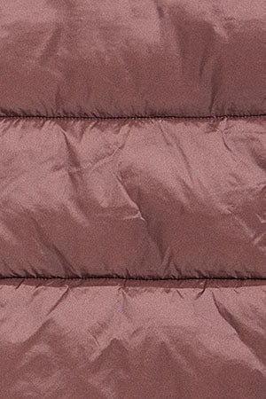 Taupe-pink puffer vest Ice with fixed hood and Polo Club details - Image 11
