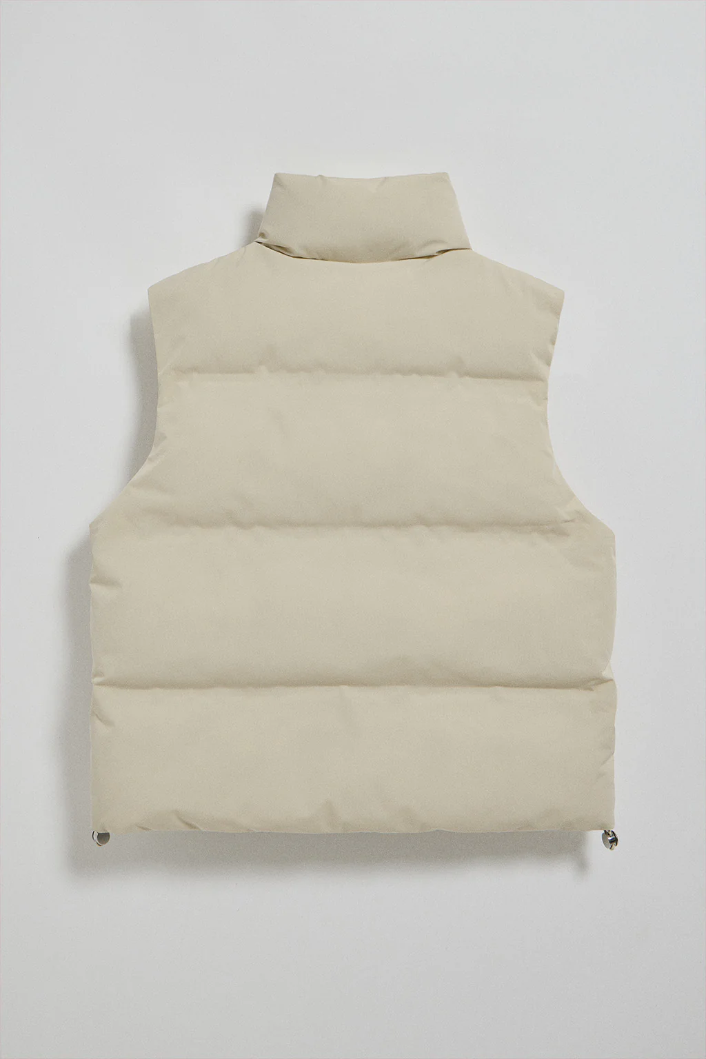 Beige puffer vest New York with Polo Club details - Image 7