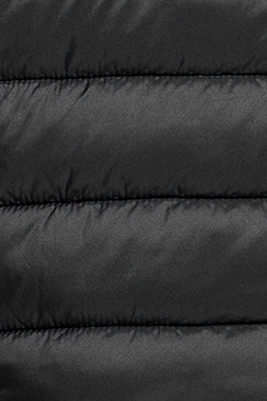 Black ultralight vest Pau with detachable hood and PC embroidery - Image 10