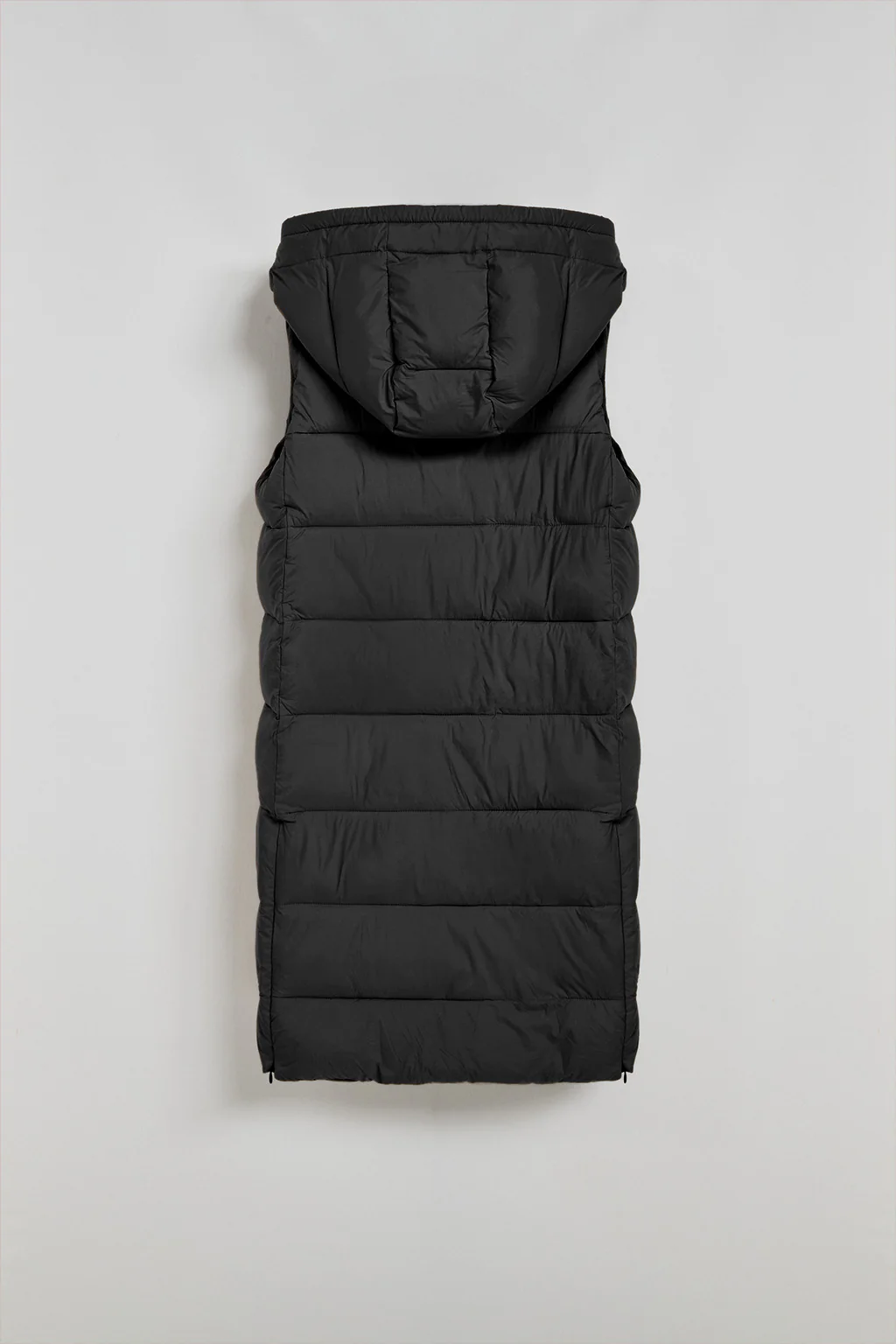 Black vest Siena with fixed hood and Polo Club details - Image 8