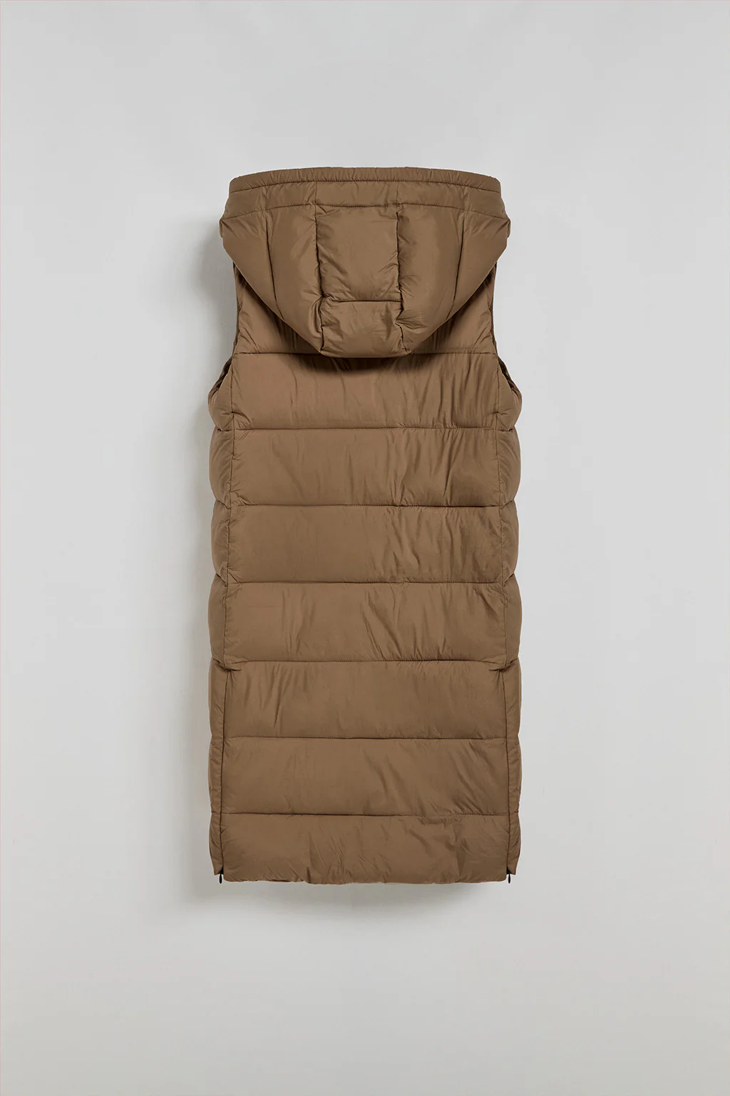Brown vest Siena with fixed hood and Polo Club details - Image 7