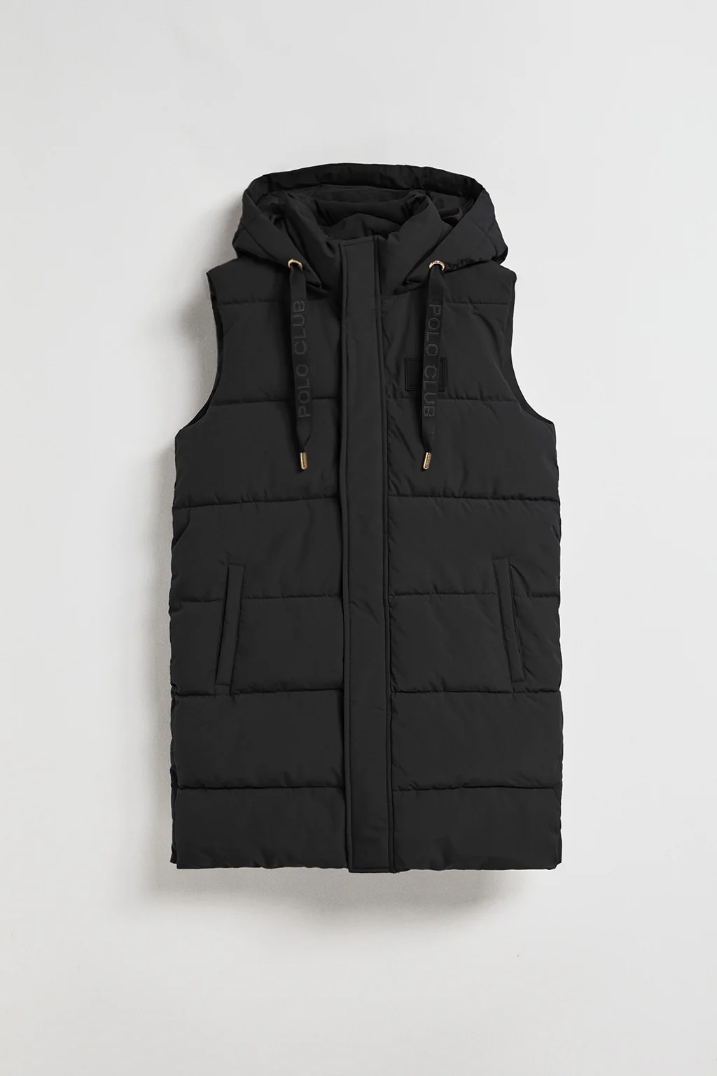 Black vest Tokio with detachable hood and Polo Club details - Image 6